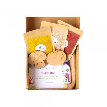 Vegetable Saw Dust Art Kit